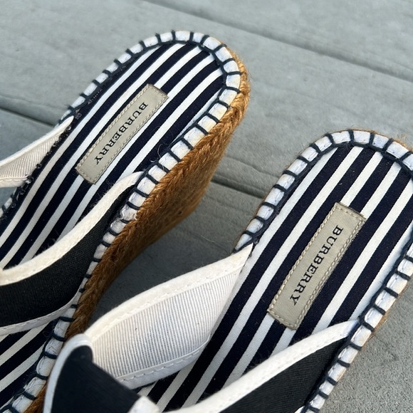 Burberry Slide Wedge Sandals EU 36 US 6 - Picture 3 of 14